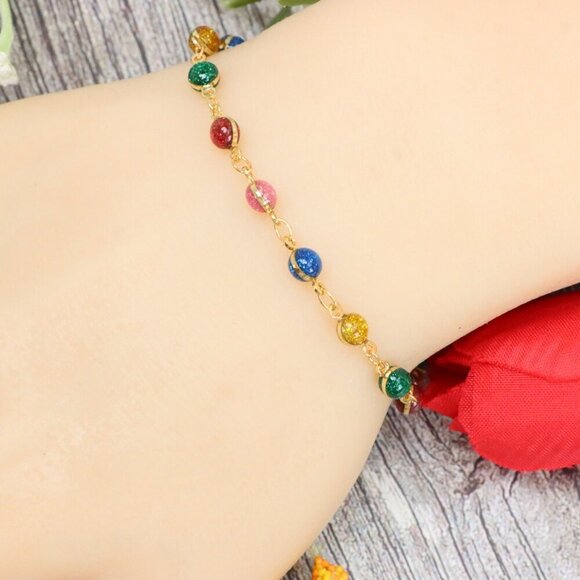 "Trendy Handmade Bracelet – A Stylish Gift for Women & Girls, MAR091860 - Picture 1 of 10